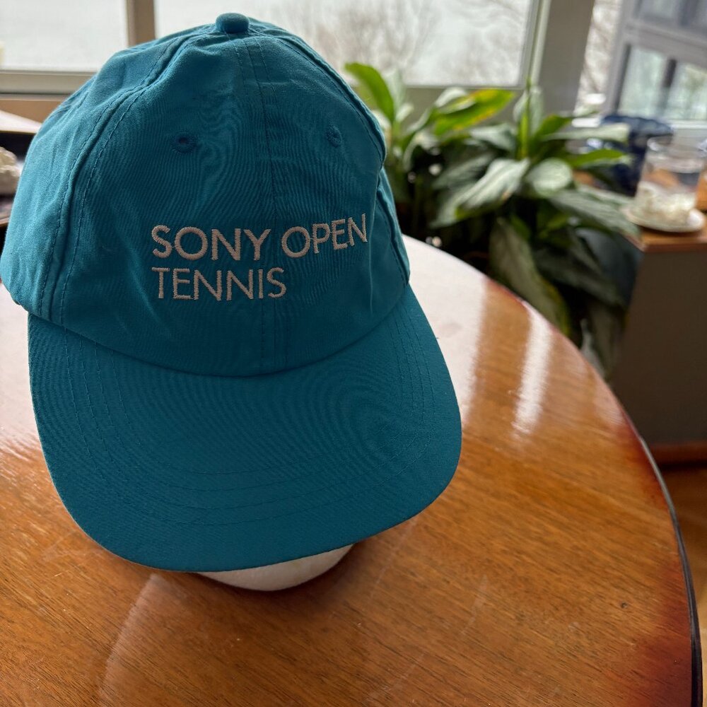 Sony Open 2014 Miami Tennis Blue Hook & Loop Adjustable Baseball Cap Adult
